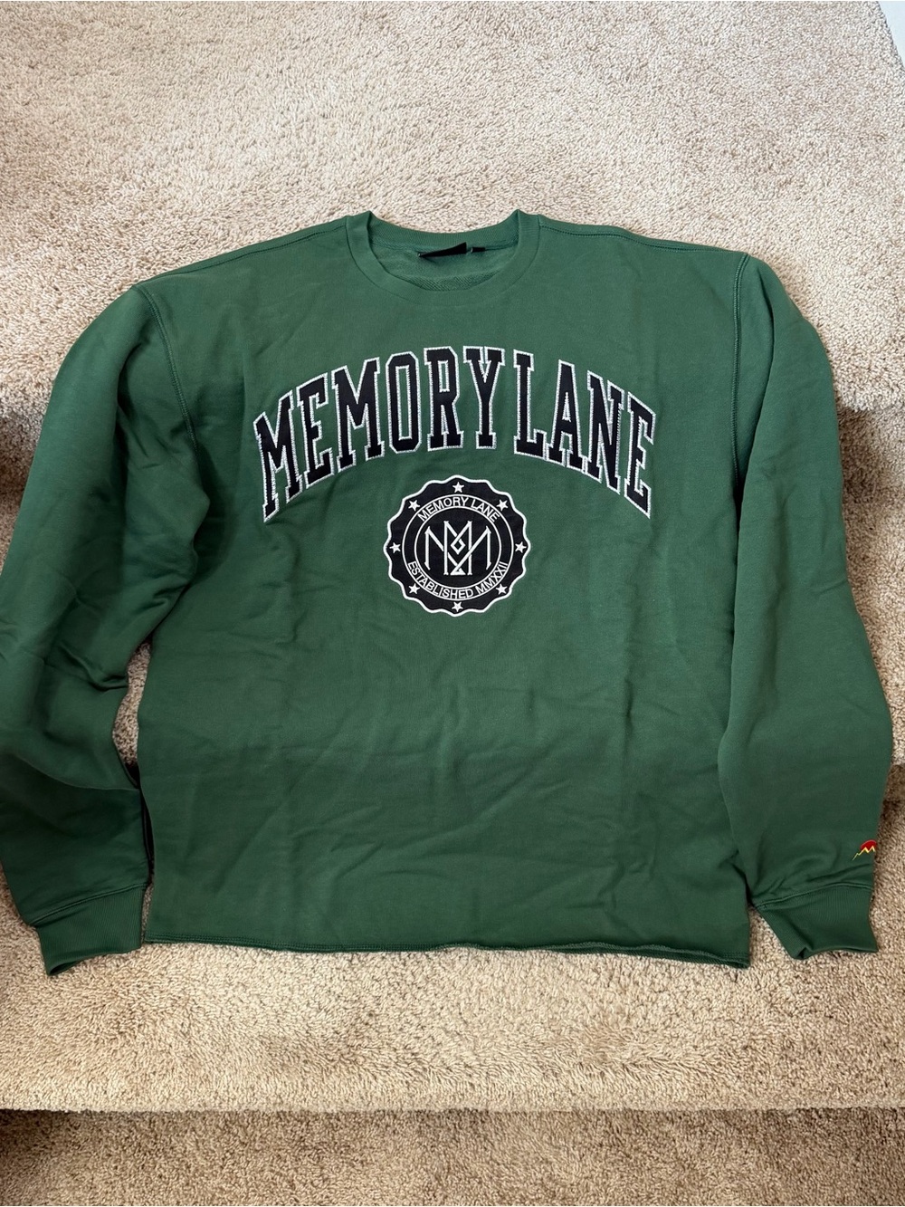 Men's Green Crewneck Sweatshirt